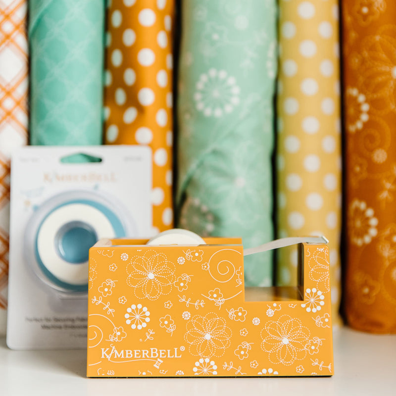 Kimberbell Paper Tape - 6 Rolls, Each: 1" x 10 Yds, Sewing & Machine Embroidery, Easy Attachment, No Sticky Residue, Semi-Transparent, Tears Away with Ease, KDTL100