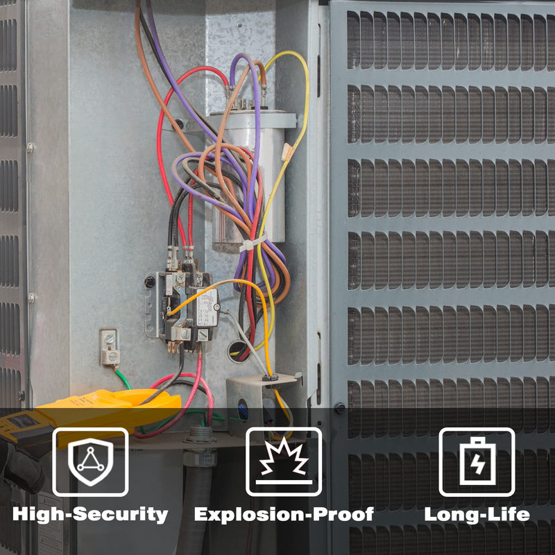 [Australia - AusPower] - VEXUNGA 45/5 uF 45+5 MFD 370V or 440V Dual Run Start Round A/C Capacitor 45 5 uF 370 440 Volt VAC CBB65B Air Conditioner Capacitors for AC Unit Fan Motor Start or Heat Pump or Condenser Straight Cool [V03] 45+5 uF Round 