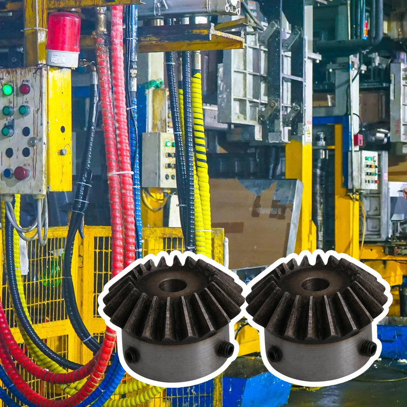 [Australia - AusPower] - CNBTR 2PCS 2 Module 20 Teeth 8mm Hole Dia 90 Degree Gearbox Tapered Bevel Gear Wheel for Mechanical 
