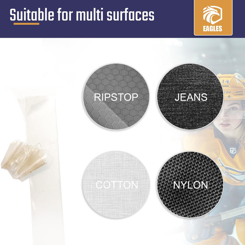 EAGLES 2 Pack and 1 Pack Clear Hockey Tape