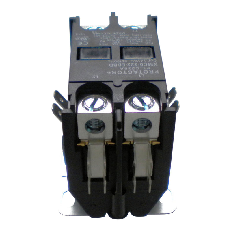 2 Pole 32 AMP Heavy Duty AC Contactor Replaces Virtually All Residential 2 Pole Models 30 Amps or Less