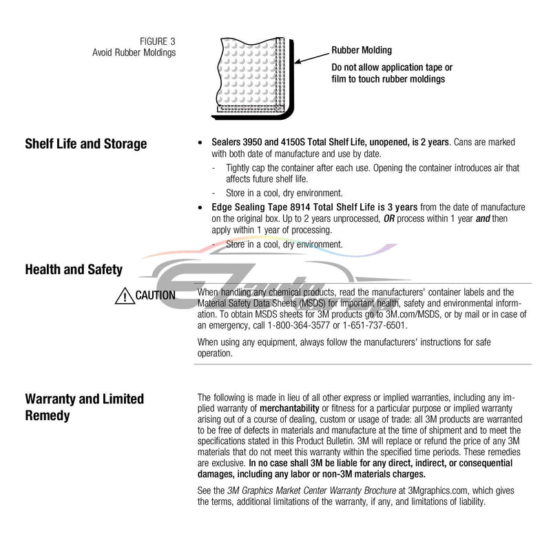 8520ES Matte Clear Edge Sealer Sealing Tape for Vinyl Wrap Perforated Film Made from Genuine 3M 8520 ES Matte