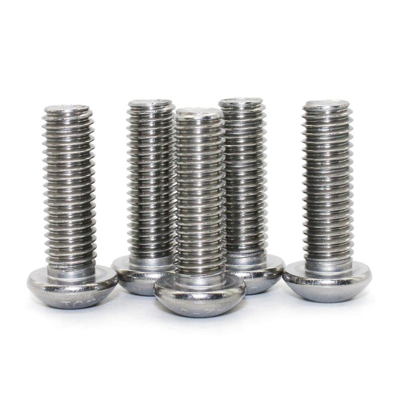 [Australia - AusPower] - 50 Pcs M4-0.70 x 20mm Button Head Socket Cap Bolts Screws, 18-8 Stainless Steel, Allen Hex Drive, ISO 7380, by Fullerkreg,Come in a Plastic Case M4 x 20mm 