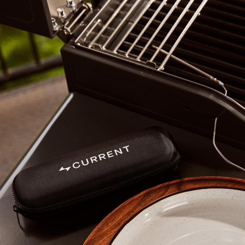 [Australia - AusPower] - Current® Food Probe Expansion Kit - Dual Wire Temperature Probes with App Integration, Precise Monitoring, Durable High-Heat Wires, Includes Zippered Carrying Case 