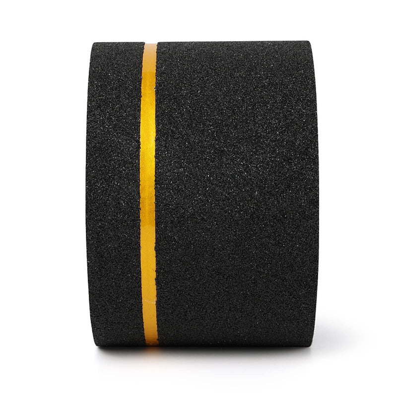 Non Slip Tape 4Inch x 30FT Waterproof Anti Slip Traction Tape, Best Grip Anti Slip Tape with Reflective Stripe for Slippery Stairs Surfaces Yellow Reflective Stripe