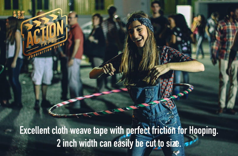 ActionTape Gaffers Tape, Premium Grade & Film Set Approved, Heavy Duty Gaff Tape, Non-Reflective, Multipurpose. 2 Inches x 30 Yards, Black Single Pack