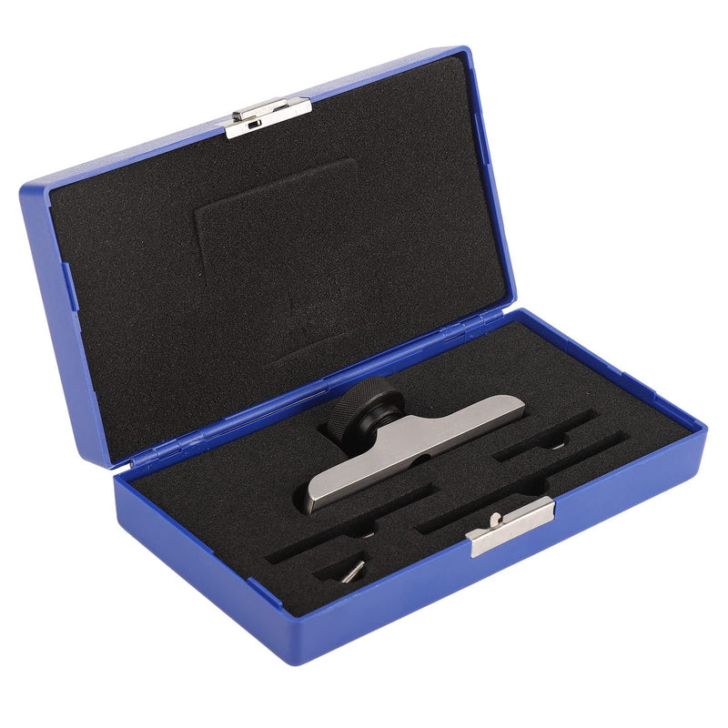 [Australia - AusPower] - Depth Dial Indicator Base Depth Gauge Holder Stainless Steel Depth Micrometer Base Stand with 3 Pcs Extension Rods (103 * 17mm) 103*17mm 