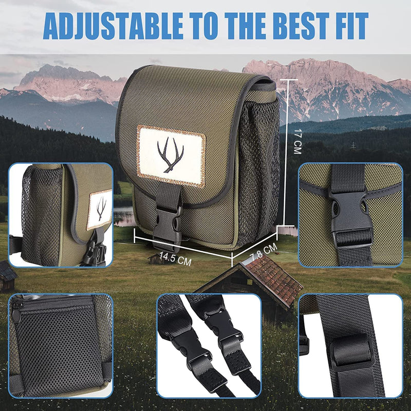 [Australia - AusPower] - Binocular Harness Chest Pack, Binoculars Harness and Case, Binocular Accessories, Adjustable Bino Harness 