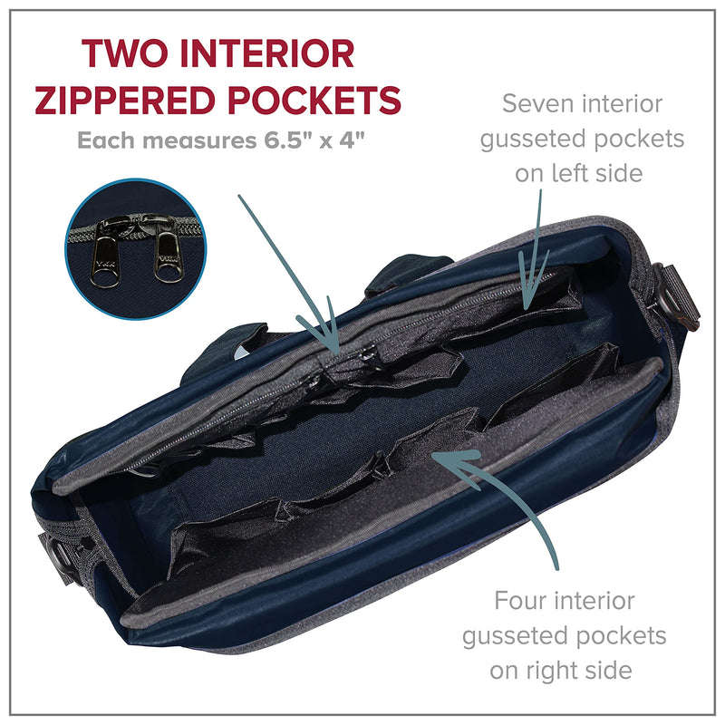 [Australia - AusPower] - ADC 1024 Nurse/Physician Nylon Medical Equipment Instrument Bag, Dark Green 