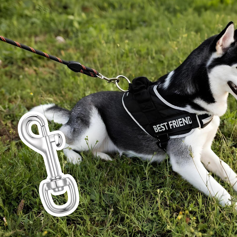 [Australia - AusPower] - 30 Pcs Swivel Snap Hooks for Dog Leash, 2.8" Heavy Duty Dog Leash Clips, Pet Buckle Trigger Clip Clasp Single Ended Swivel Clip Multipurpose Bolt Snap for Keychain Camera Strap Flag Hooks Clasp 