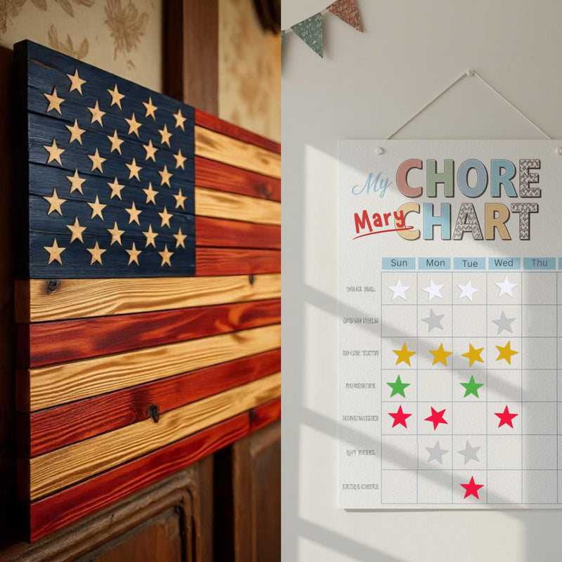 ChromaLabel 3/8 Inch Star Stickers, School Reward Sticker, White Star Stickers Small - 1000 Star Sticker Labels per Dispenser Box, White 3/8"