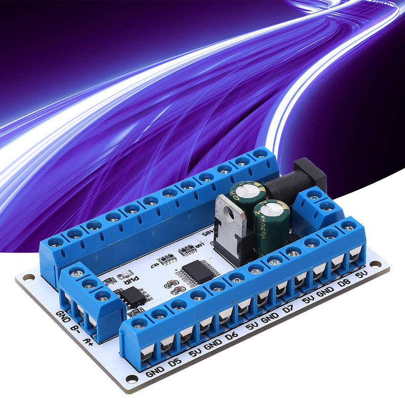 [Australia - AusPower] - DS18B20 8-Channel Digital Temperature Sensor Module Voltage Range 6-24V 8-13mA for Industrial Automation HVAC Systems 