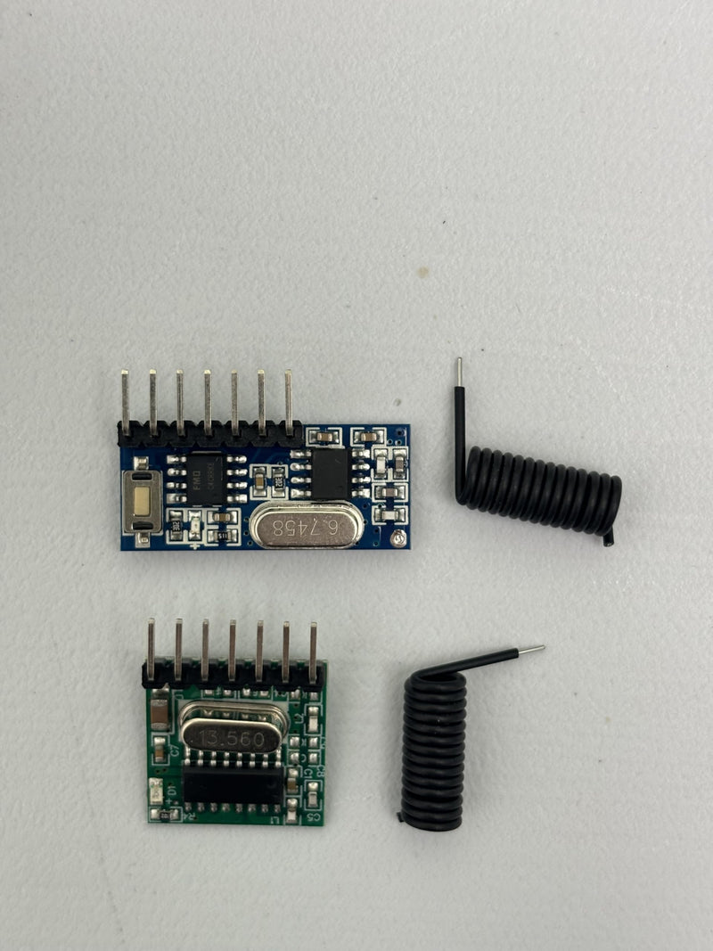 [Australia - AusPower] - QIACHIP 433mhz RF Wireless Transmitter and Receiver Module Kit RX480e 4 Channel Output,Remote Control Radio Switch 1527 Learning Code DIY Controller Transmitter and Receiver kit 