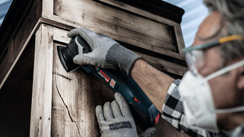 [Australia - AusPower] - Bosch 50 x Expert C470 Sanding Sheets (for Paint on Wood, Hardwood, Diameter 93 x 93 mm, Grit 40, Professional Accessories Delta Sander) Körnung 40 Pack of 50 