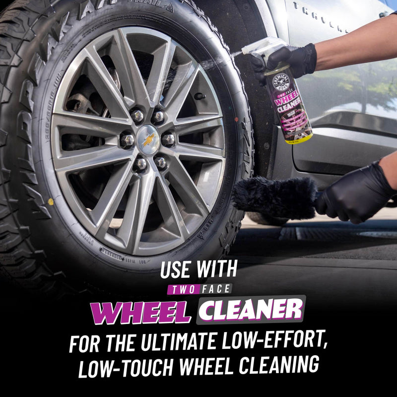 [Australia - AusPower] - Chemical Guys Gerbil Wheel and Rim Brush, Safe for Exhaust, Tires, Rims, Engine Bays, & More, 2 Pack 