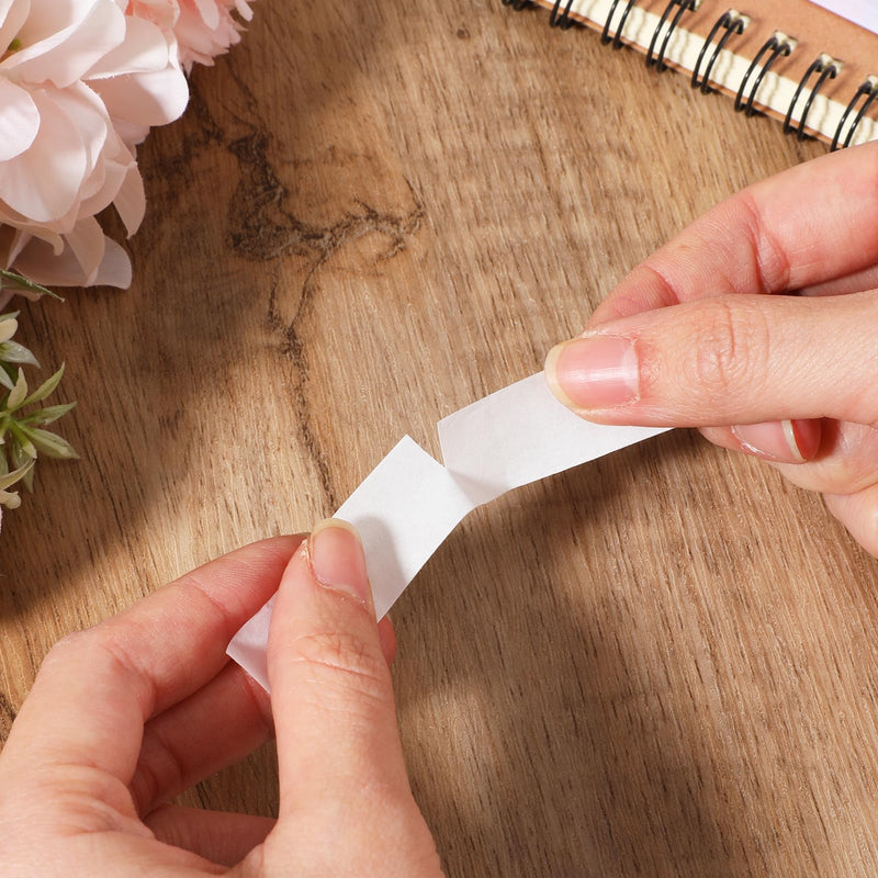 6 Rolls White Painters Tape, Masking Tape, White Washi Tapes Decorative Masking Tapes No Residue Easy Removal for Painting Wall Arts Scrapbooks DIY Crafts
