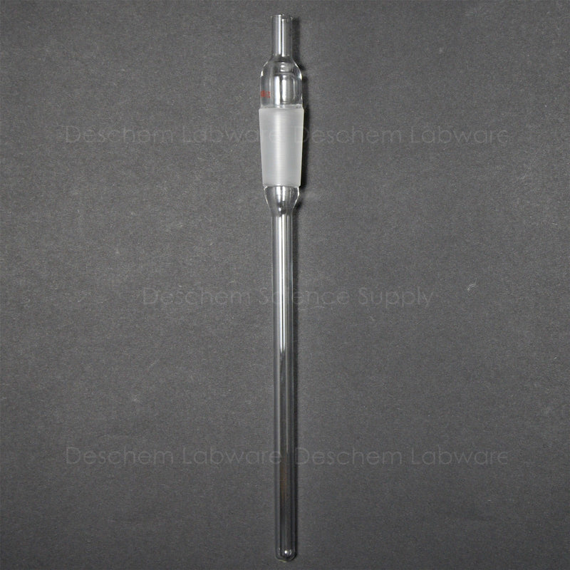 [Australia - AusPower] - 200mm 24/40 Glass Thermometer Adapter Lab Thermometry Tube with Narrow Mouth 