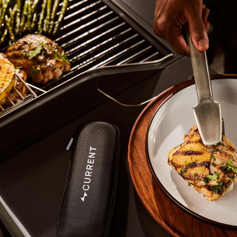 [Australia - AusPower] - Current® Food Probe Expansion Kit - Dual Wire Temperature Probes with App Integration, Precise Monitoring, Durable High-Heat Wires, Includes Zippered Carrying Case 