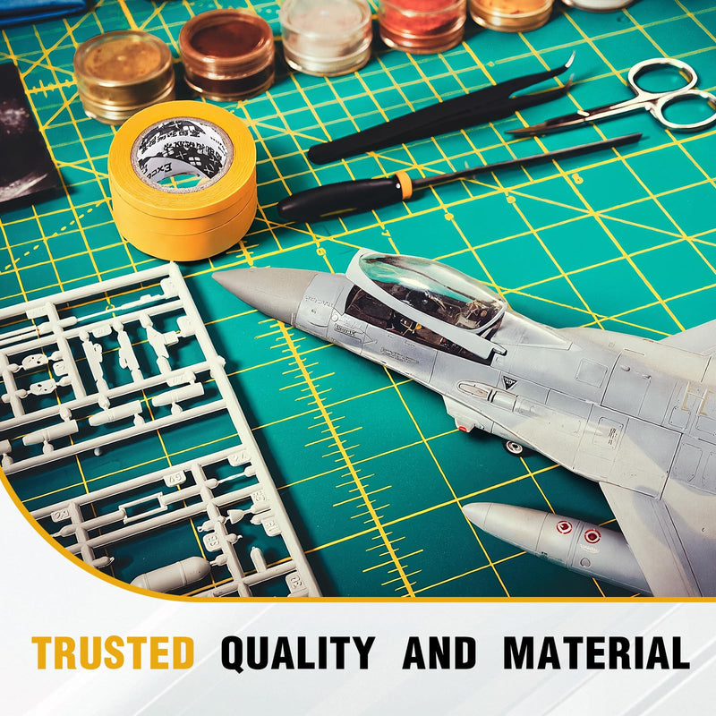 3 Pcs Model Masking Tape Airbrush Masking Tapes 6mm & 10mm & 18mm Automotive Paint Tape for Fine Model Painting