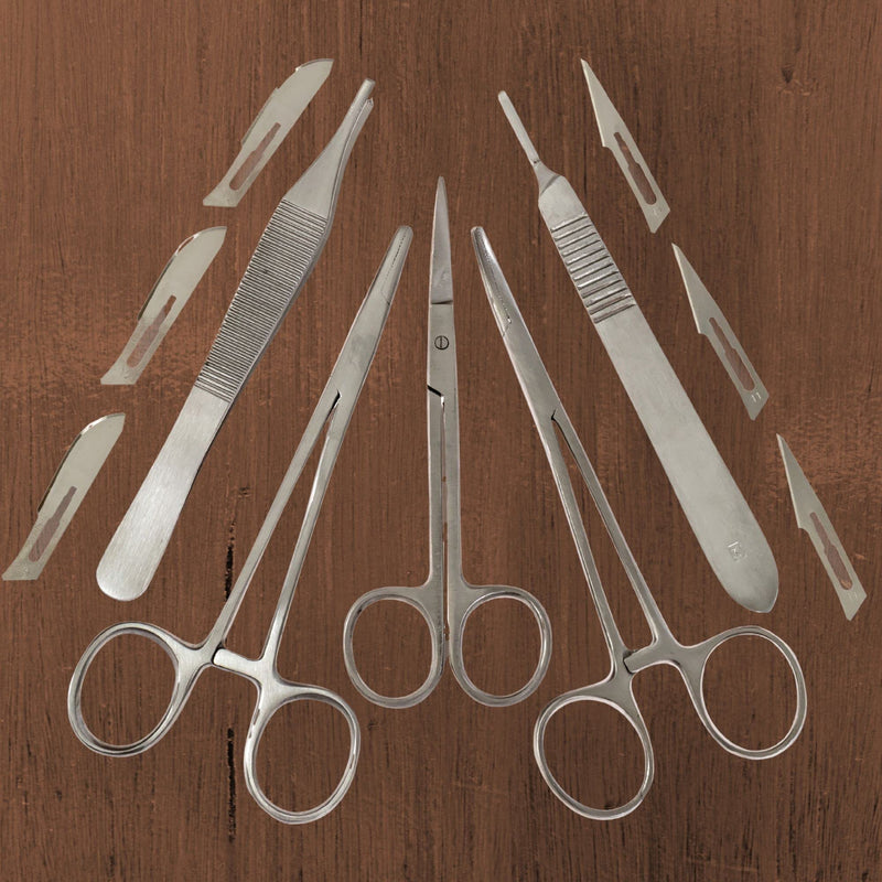 [Australia - AusPower] - Suture Threads with Needle (25 PK Mixed Dissolvable and Non-Dissolvable) 2-0, 3-0, 4-0, 5-0, 6-0: Camping Survival Demo, Military Tactical Drill, Clinic Rotation Suturing, First Aid Travel Safety Demo 