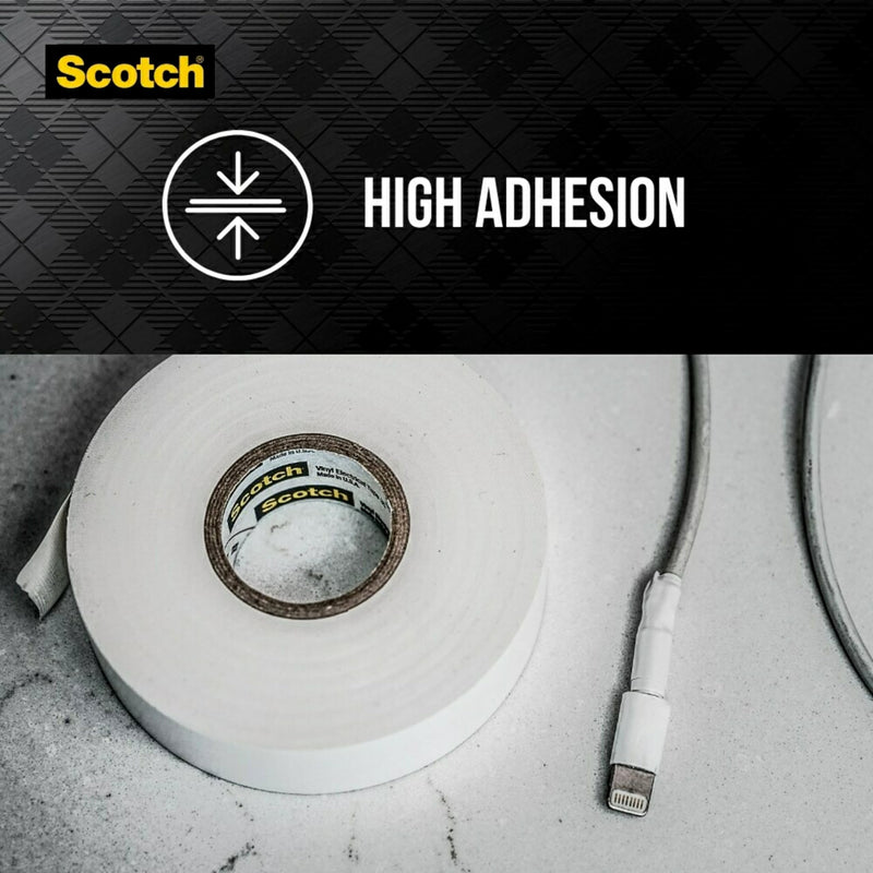 [Australia - AusPower] - 3M 10828 Scotch 35 Vinyl Electrical Color Coding Tape, 3/4-Inch x 66ft, White 