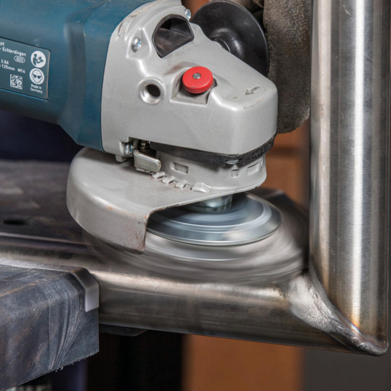 RHODIUS EKBW | 1 x Piece Diameter 100 mm Taper Brush Stainless Steel | Wavy Wire 0.3 mm, M14, Wire Brush Angle Grinder, Cleaning Brush, Steel Brush 1 x diameter 100 wavy - INOX