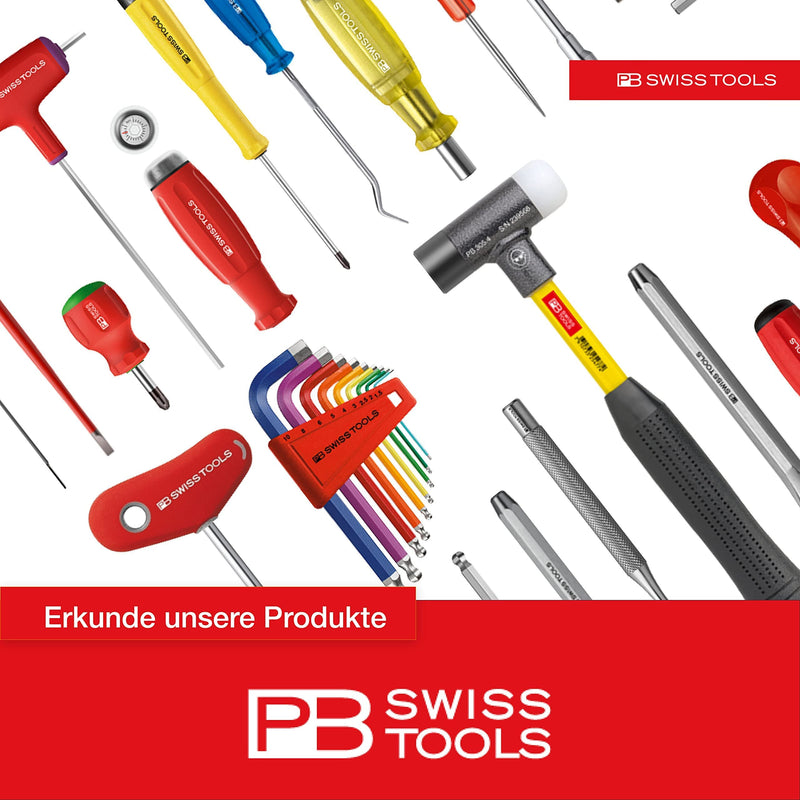 PB Swiss Tools 2-in-1 Engineer Dead Blow Hammer PB 304 | Swiss Made | Hammer for Powerful and Precise Blows without Recoil (Ø 27mm) ヘッドΦ 27mm