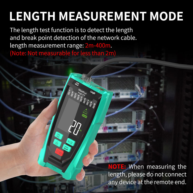 [Australia - AusPower] - Network Cable Tester, Shielded Line Finder, Rechargeable Cable Tracer with Probe Tone, Multi-Function Wire Tracer, Ethernet LAN Network Cat5/6/7 Cable Maintenance Organizer, Telephone Line 
