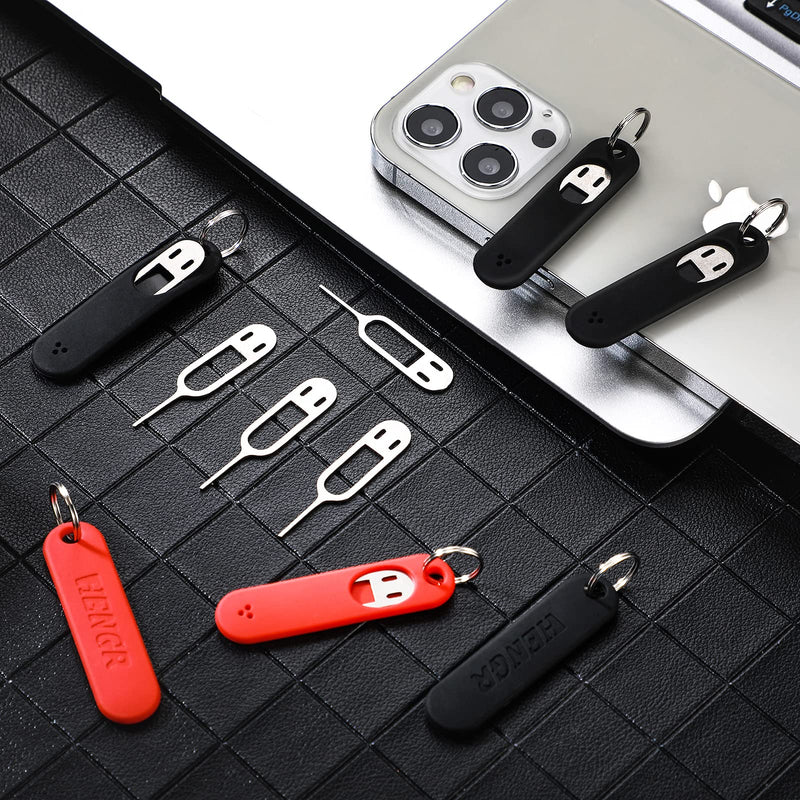 [Australia - AusPower] - Sim Card Removal Tool Phone Chip Remover Sim Card Unlock Chip Card Pin Tool Sim Card Tray Eject Pin Removal Tools Needle Opener Ejector with Detachable Keychain Charm for Smart Phone, 4 Pieces 