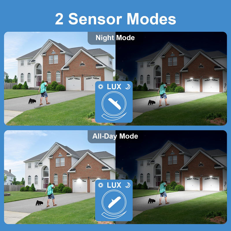 Kekeou Motion Sensor with Junction Box Cable Connector, 160-Degree Replacement Motion Detector for Floodlight, Adjustable Time & Detection Sensitiity Up to 40FT Range, 2 Modes PIR Sensor for any lamps Infrared sensor
