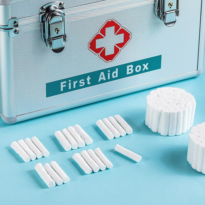 [Australia - AusPower] - Premium Dental Cotton Rolls #2 Medium 1.5" x 3/8" Extra Absorbent Non-Sterile Cotton Roll (100 Pack) 100 