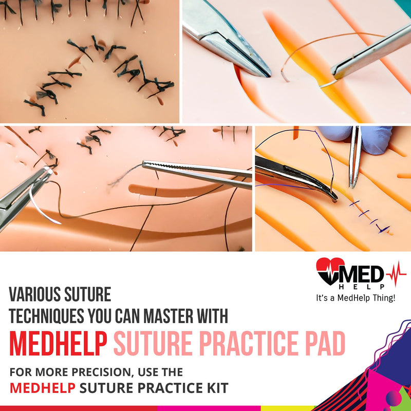 [Australia - AusPower] - Suture Practice Pad for Medical Students - Advanced Suture Pad 3 Layers with 17 Wounds, Practice Suture Pad for Vet and Nursery Training Suture Practice Pad 