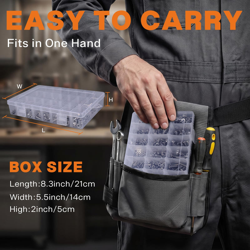 Machine Screws Assortment kit,820PCS #10-24#8-32#6-32#4-40 Phillips Pan Head Screws Bolts, 304 Stainless Steel for Electrical Wall Socket,Household Repairs #4#6#8#10 Phillips Head