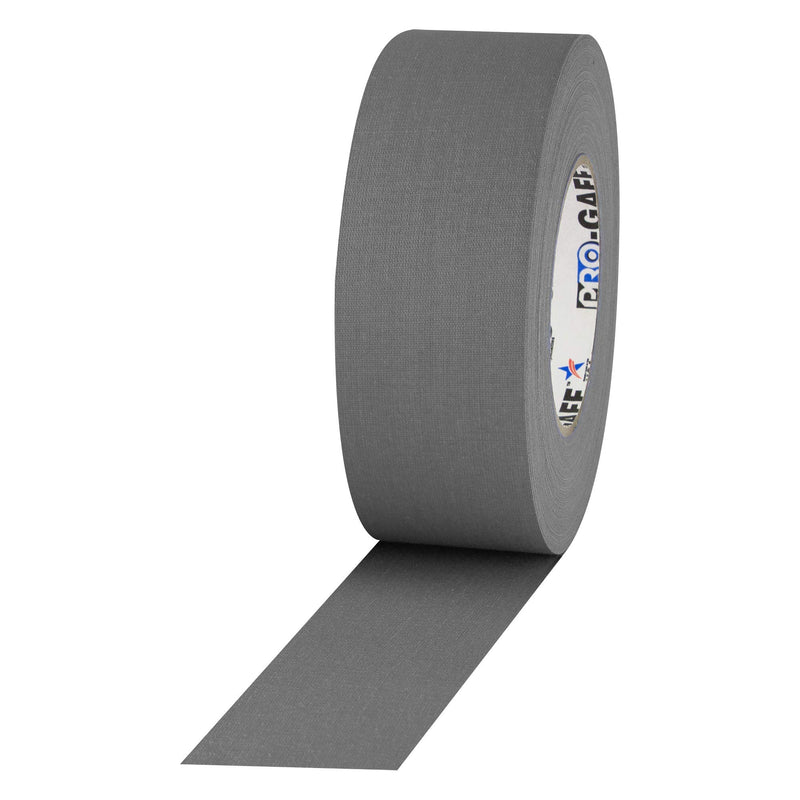 ProTapes Pro Gaff Premium Matte Cloth Gaffer's Tape Bundle: (1) 2" Width, 55 yds Length, Grey and (1) 2" Width, 50 yds Length, Fluorescent Green