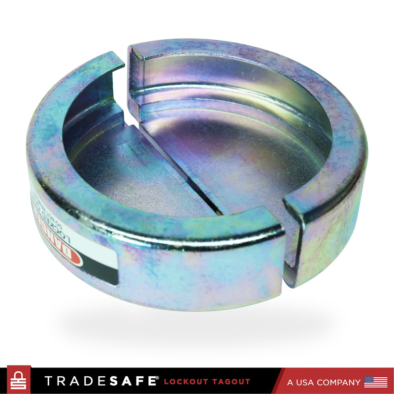 [Australia - AusPower] - TRADESAFE Lockout Tagout Drum Security Locks - Premium Lock Out Tag Out Device, 55 Gallon Drum Lock Set, Drum Bung Lock to Reduce Theft, Secure Contents, Safety Lockout Tools to Protect Workers Zinc Alloy 