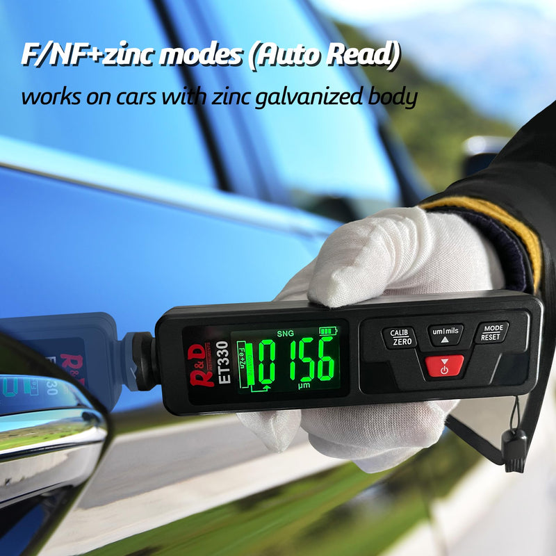 RDINSCOS Car Coating Thickness Meter Paint Mil Gauge | For Used Car Buyers, Check Original Coating, Auto Paint Meter Green