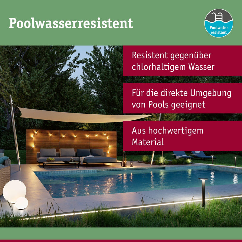 Paulmann 936.95 Outdoor Plug & Shine EBL Set MicroPen II IP67 3000K incl. Driver 93695 Recessed Light Outdoor Recessed Light