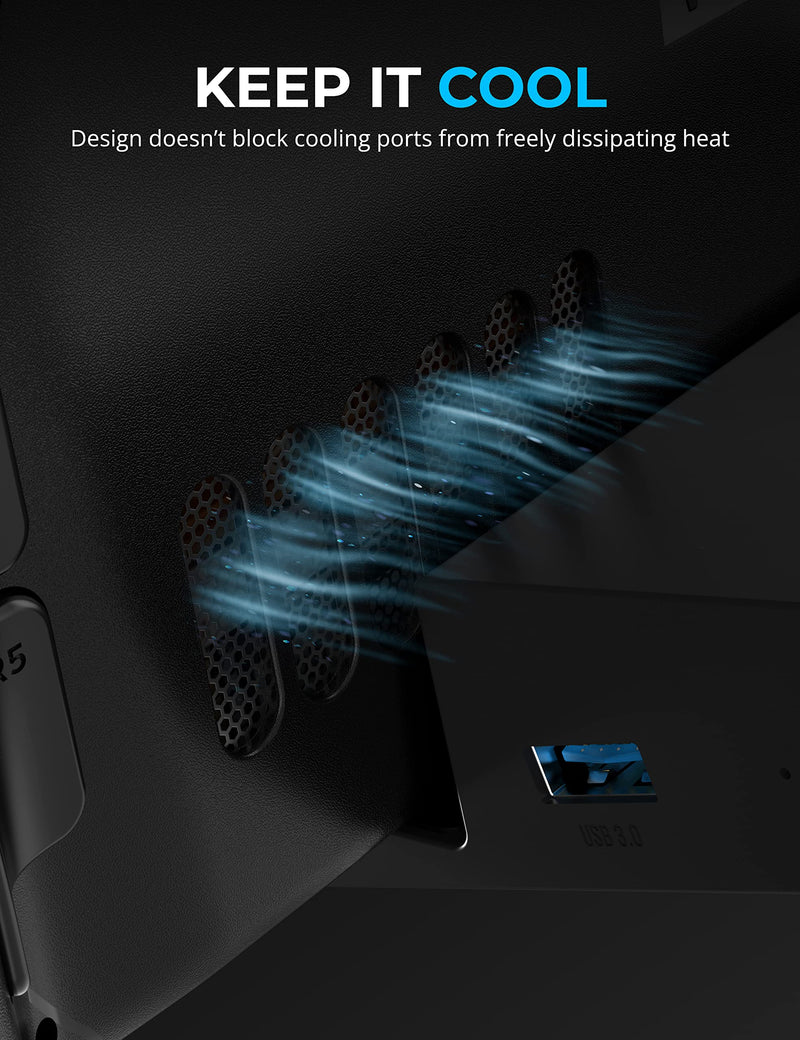 [Australia - AusPower] - SABRENT 6-Port Docking Station for Steam Deck - 95W PD, HDMI 4K, USB-A/C Ports[DS-SD6P] 