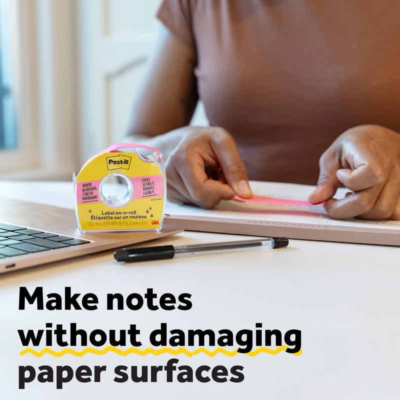 Post-it Labeling Tape, 2 in x 36 yds, White Factory 1-ROLL