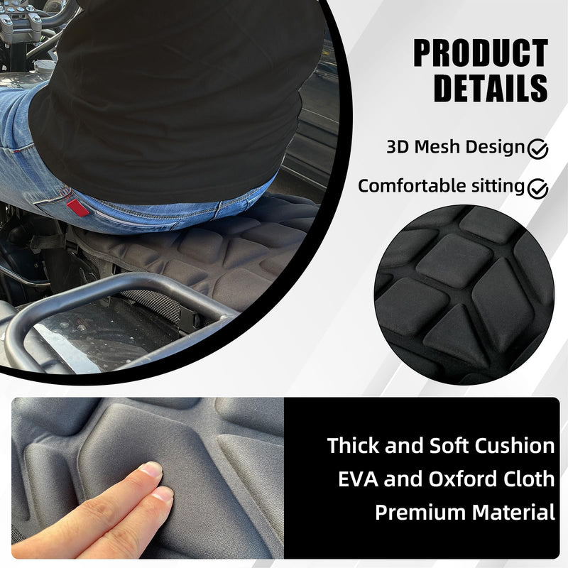 [Australia - AusPower] - Air Seat Cushion Padded Seat Cover Cooling Breathable 3D Mesh Universal for ATV Motorcycles 