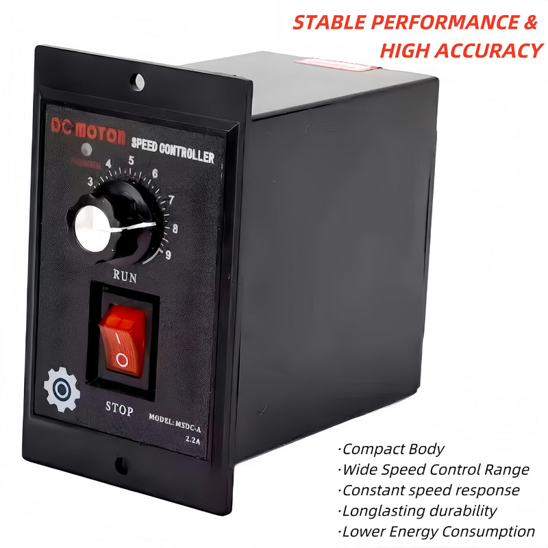 [Australia - AusPower] - DC Motor Speed Controller, AC 110V Input DC 90V Output DC Motor Speed Regulator, Small Electric DC Motor Variable Speed Control for Permanent Magnet DC Motor 500W 