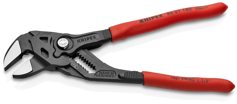 [Australia - AusPower] - KNIPEX Tools - Pliers Wrench, Black Finish (8601180), 7 1/4-Inch 7 1/4-Inch, Black Finish 