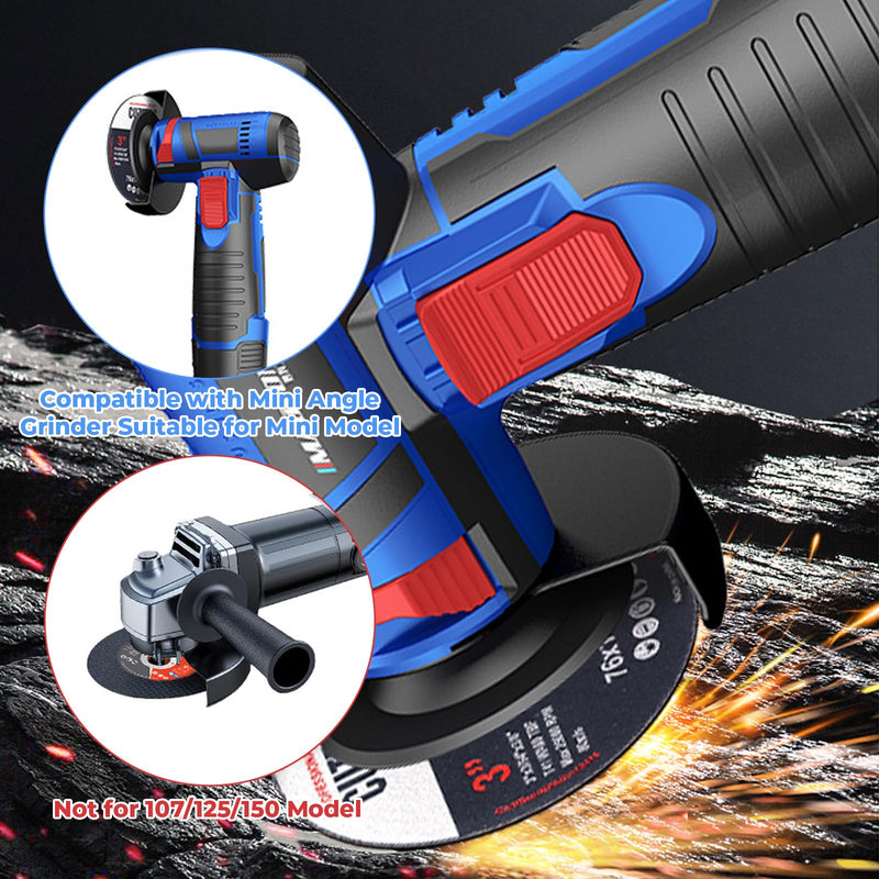 [Australia - AusPower] - 76mm Cutting Disc, 5 Pieces Angle Grinder Discs, Cutting Discs for 10mm Bore, Angle Grinder Discs for Cutting Metal, Stone, Wood, Plastic, Grinding 
