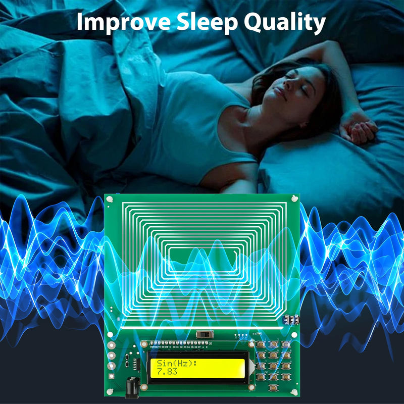 Adjustable Schumann Wave Resonance Generator (0.01Hz-20kHz), 7.83Hz Schumann Generator Healing Frequency Generator for Stress Relief & Relaxation, Ultra-Low Frequency Pulse Generator, USB Powered