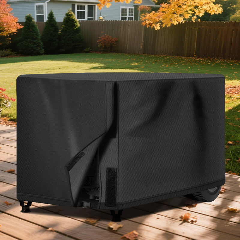 [Australia - AusPower] - NEXCOVER Waterproof Universal Generator Cover - Weather/UV Resistant Cover 26 x 20 x 20 inch, for Most Portable Generators 3000-5000 Watt, Black S: 26 x 20 x 20 inch 