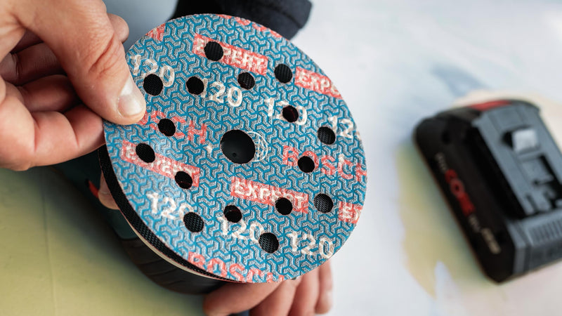 [Australia - AusPower] - Bosch 1 x Expert O780 Film Sanding Disc, 125 mm (for Hardwood, Paint on Wood, Diameter 125 mm, Grit 120, Professional Accessories Random Orbital Sander) Körnung 120 1 x | diameter 125 mm 