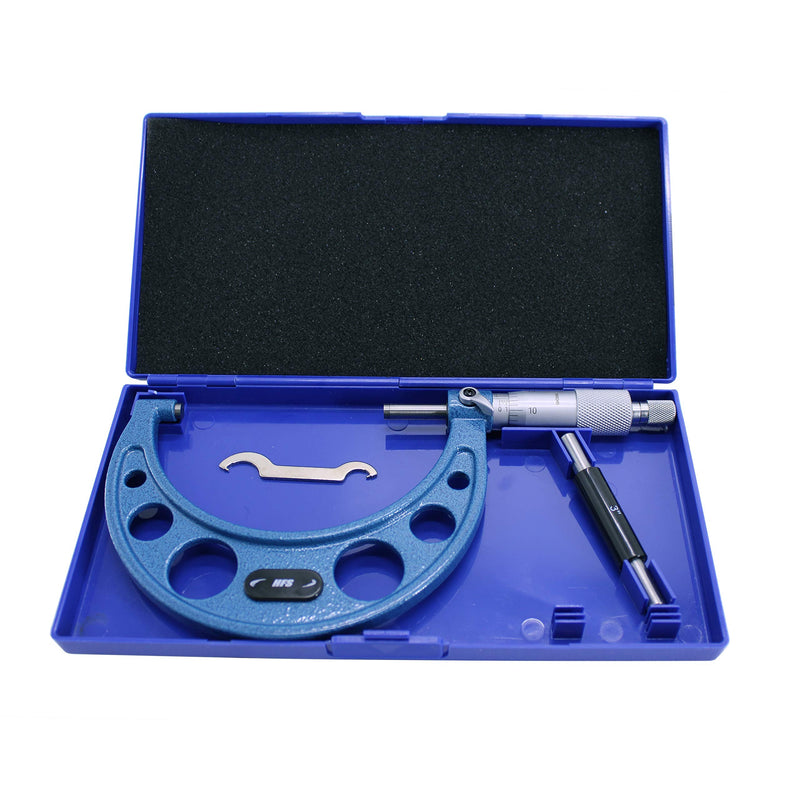 [Australia - AusPower] - HFS(R) 3-4" Outside Micrometer with 0.0001" Accuracy, Carbide Anvil and Laser-Etched Scale 3-4"x0.0001" Classic Ratchet 