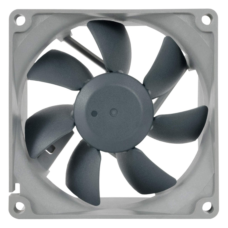 Noctua NF-R8 redux-1800, High Performance Cooling Fan, 3-Pin, 1800 RPM (80mm, Grey) (Pack of 2) 80x80x25mm (Pack of 2)