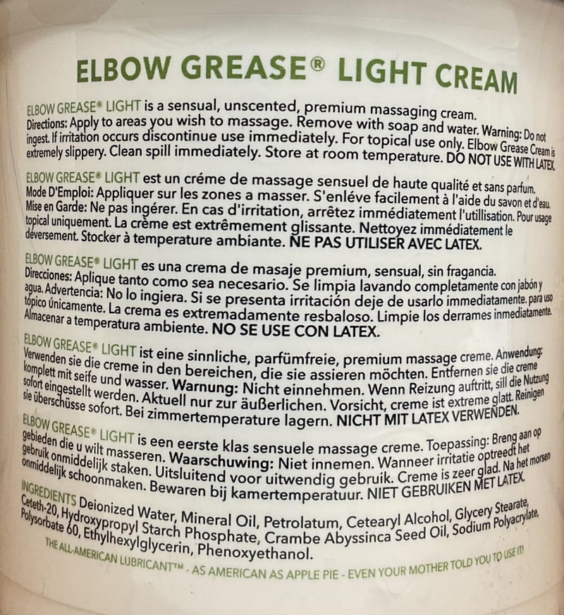[Australia - AusPower] - Elbow Grease Light Cream, 15oz, 15 Ounce by Elbow Grease 