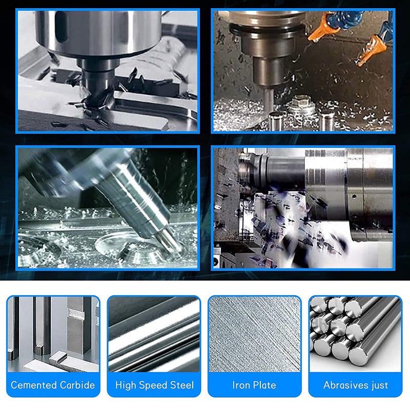 [Australia - AusPower] - HSS Center Drill Set 60 Degree Combined Countersink #1,2,3,4,5 Machinist 